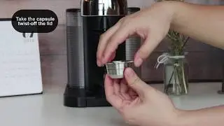 Easily create effects comparable to original espresso with vertuoline pods