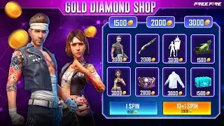 GOLD DIAMOND SHOP EVENT 2023 | FREEFIRE NEW EVENT | HALL OF ELITE EVENT | FF NEW EVENT | EVO AN94