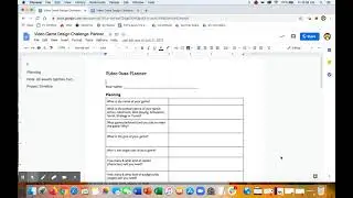 Game Design Plan & Storyboard