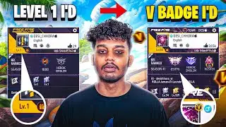 LEVEL 1 ID TO V BADGE ID 🤯 - Garena Free Fire