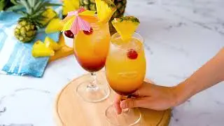 Malibu Sunset Cocktail