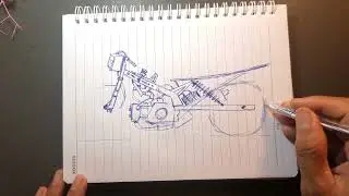 How to draw custom motorcycle | draw custom motorcycles | draw motorcycles: sonic | bkrv art