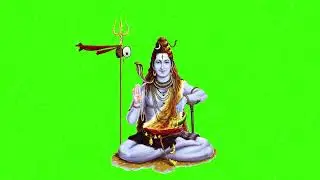 lord shiva Green Screen animated background devotional video