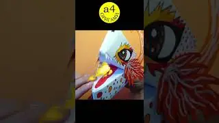 Дракон на руку из бумаги а4 как в Тик Ток  Paper dragon on hand from Tik Tok