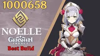 Noelle 1 Million Damage Showcase | Best Noelle Build Genshin Impact