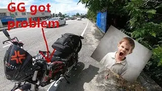 My bike stuck beside road!!Testride Scooter ~【C.E.T】