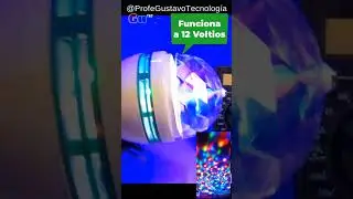 Foco Luz LED Giratoria 12 Voltios #Short #led #circuitoselectricos #ledlamp