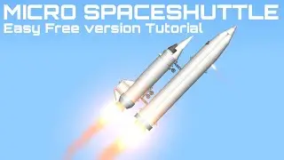 How to build a Mini Space shuttle in Free version | SFS Free version tutorial