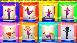 Wii party U - Battle of Minigames ( Master Difficulty ) Amy Rose vs Claudia vs Eduardo vs Leonel