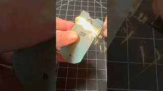 Melting tips #leathertok #leatherworker #leatheraccessories #leatherasmr #leatherworks #leathergoods