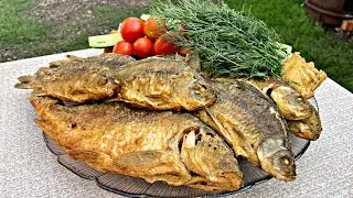 Жареный КАРАСЬ / Fried CRUCIAN CARP