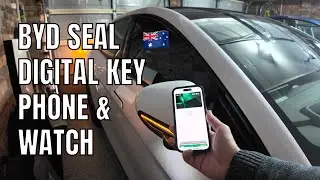 BYD Seal iPhone Digital Key Demonstration 2024 August Update Australia