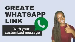 How to Create a Link to WhatsApp with Customized Message|| Free WhatsApp Link Generator