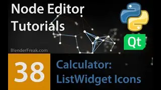 Node Editor Tutorial 38: How to Implement draggable ListWidget with Icons