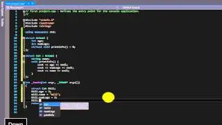 Beginner C++ tutorial 35 (structures)