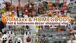 2024 TJMaxx & HOMEGOODS Fall & Halloween Decor: FALL DECOR SHOPPING VIRTUAL VLOG