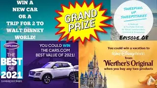 Win A NEW Car, Win A Trip To Walt Disney World, The Drew Barrymore Show Win & A Tip On Episode 08