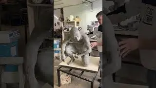Неандерталец в пластилине 🐒   Neanderthal in plasticine