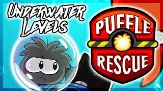 🤿 PUFFLE RESCUE - UNDERWATER LEVELS + ALL STAMPS & SECRETS 🤿 | Club Penguin Rewritten