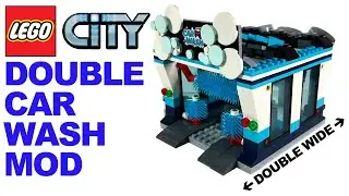 LEGO City Car Wash MOD - Double wide version of set 60362