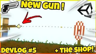 my shooter game Devlog #5 | adding a  shop and a muzzle flash!🔥