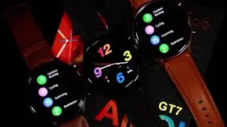 G-Tab GT7 Smartwatch ,Amoled , Water Proof 1GB Music Storage & PlayBacak , Full Touch.