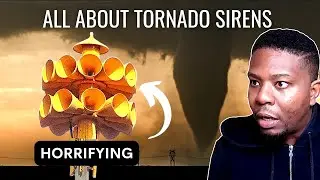 African Guy Reacts to Tornado Sirens are Scary!!!