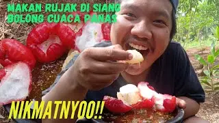 MUKBANG RUJAK JAMBU + JERUK BALI SAMBAL PEDAS