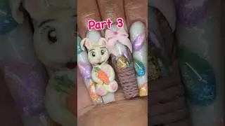 3D Bunny sculpted out of modeling clay.