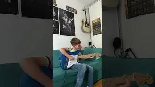 8 years old Filip jam on wonderful tonight 