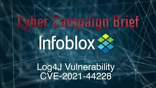 What is the Infoblox Response to the log4j vulnerabilities?
