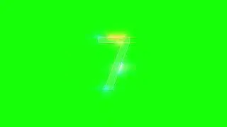 10 Seconds NEON Countdown with Visual Effects (FREE DOWNLOAD) - Green Screen 4K High Quality