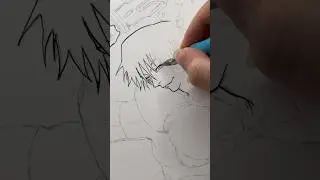 Fushiguro Toji G-pen Line Art