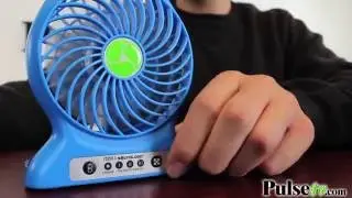 3-in-1 Power Bank Fan and Flashlight by SoundLogic