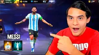 TROLLEO con la SKIN de MESSI y ASI REACCIONAN 😱 Free Fire