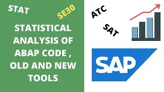 ABAP Code Analysis | What is STATS Tcode | SAT | ATC | ABAP Code Optimization