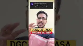 Which is Best DGCA or EASA? #DGCA #EASA #AME #AVIATION #Aeroplane #AMENGINEER #PILOT #TRAINING