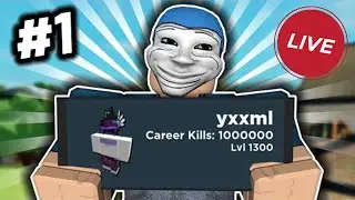 road to 1 million kills LIVE (Roblox Arsenal)