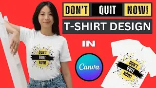 CREATE great T-Shirt designs on CANVA! (Tutorial)