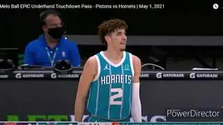 Lamelo Ball's pass reaction