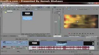 دورة تعليم ال Sony Vegas Pro - الدرس الثالث - الجزء الثاني KnolEra