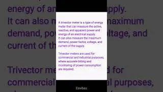 what are the trivector meters? 