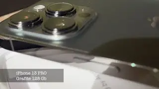 Unboxing Iphone 13 Pro Grafite