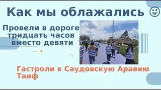 Добираемся в Таиф по пустыне Hunters of Light show
