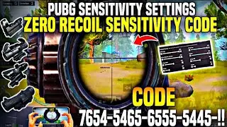 NEW UPDATE 3.3 🔥BEST SENSITIVITY CODE+CONTROL SETTINGS BGMI/PUBG MOBILE | GLACIER WALA