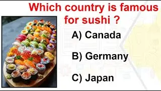 Guess the traditional food name or country name through the picture | Food Quiz
