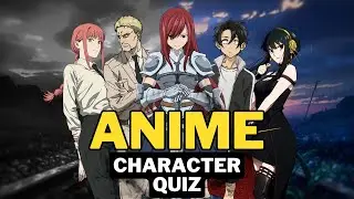 ANIME CHARACTER QUIZ - SILHOUETTE EDITION - 30 CHARACTERS