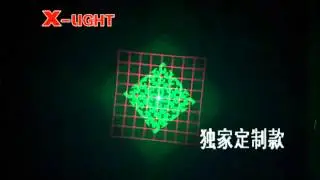 Exclusive grating patten laser light from X-LASER