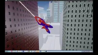 Spider-man UE4 New Animation and wall climb