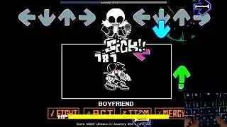 FNF Indie Cross - Burning In Hell (FC) (Hell Mechanics)